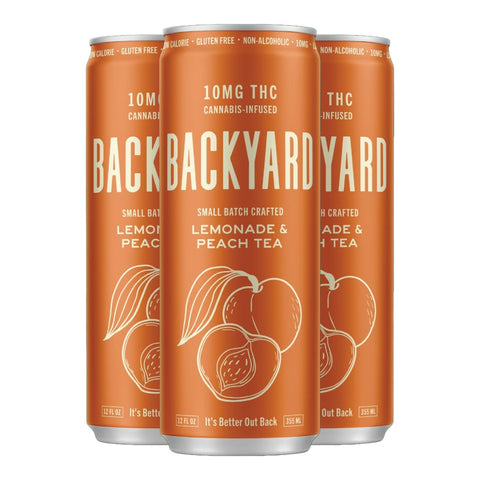 Peach Lemonade Infused Iced Tea 10mg THC - Hemp House