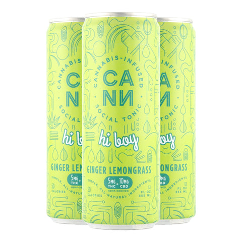 Hi Boy Ginger Lemongrass Social Tonic 5mg THC - Hemp House