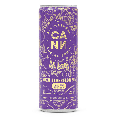 Hi Boy Yuzu Elderflower Social Tonic 5mg THC - Hemp House