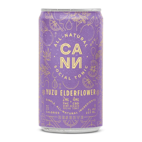 Yuzu Elderflower Social Tonic 2mg THC - Hemp House