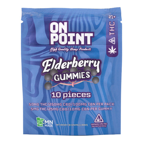 ON POINT Delta - 9 THC Gummies 50mg THC (3 Blends) - Hemp House