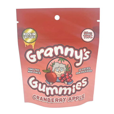 GRANNY'S Live Rosin Gummies 50mg THC (2 Flavors) - Hemp House