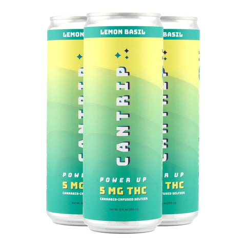 Lemon Basil Hemp - Infused Seltzer 5mg THC - Hemp House