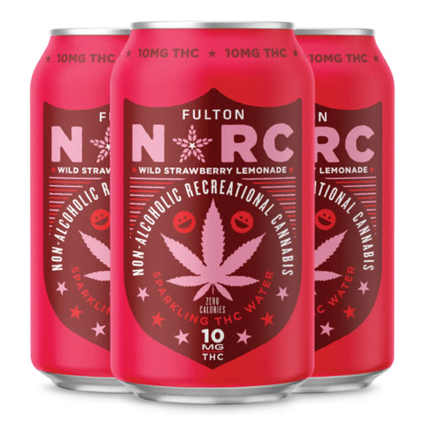 Narc Wild Strawberry Sparkling Water 10mg THC - Hemp House