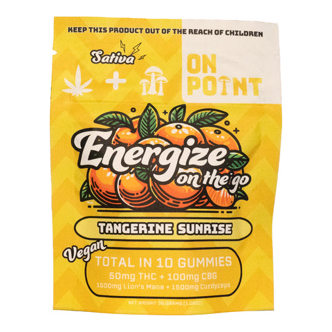 ON POINT Functional Mushroom Gummies 50mg THC (3 Blends) - Hemp House
