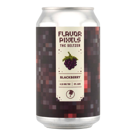 Flavor Pixels Blackberry Seltzer 5mg THC - Hemp House