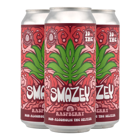 Smazey Raspberry THC Seltzer (4 pack)
