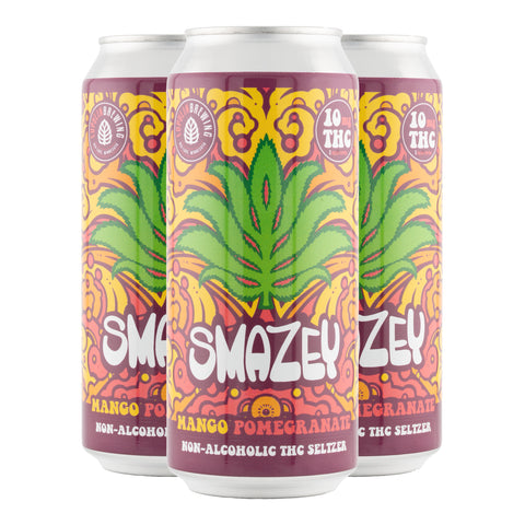Smazey THC Seltzer White Peach 10mg THC