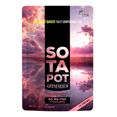 SOTA POT Delta - 9 THC Gummies 50mg THC (5 Flavors) - Hemp House