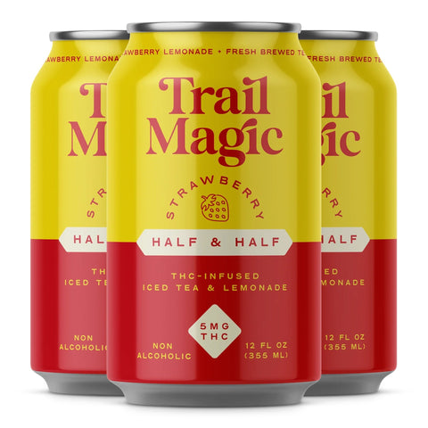TRAIL MAGIC Infused Sparkling Beverage 3 - 5mg THC (5 Flavors) - Hemp House