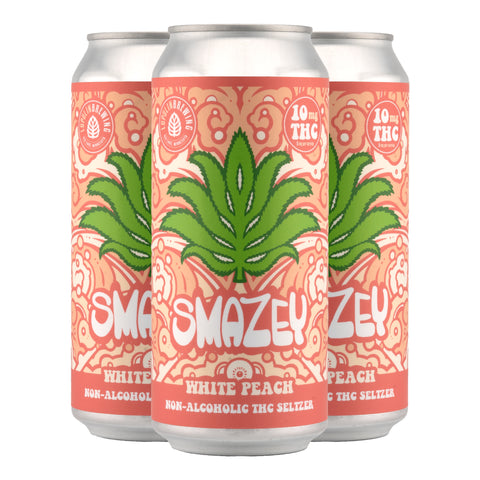 Smazey White Peach THC Seltzer (4 pack)