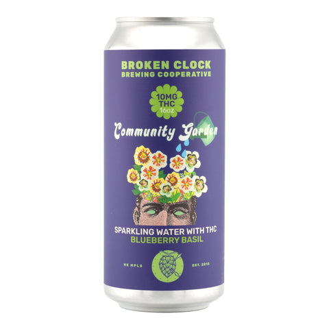 Community Garden Black Cherry Sparkling Water 10mg THC - Hemp House