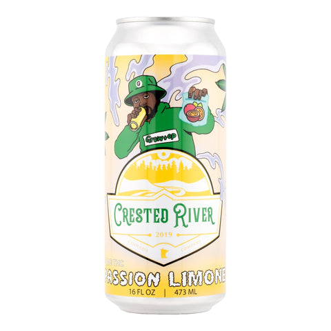 Crested River x Grow+Op: Passion Limone Soda 10mg THC - Hemp House
