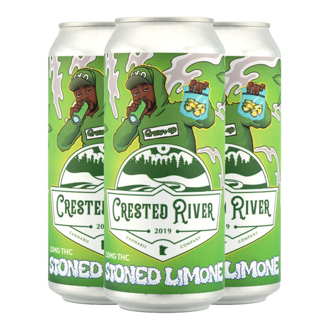 Crested River x Grow+Op: Stoned Limone Soda 10mg THC - Hemp House