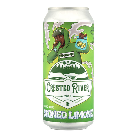 Crested River x Grow+Op: Stoned Limone Soda 10mg THC - Hemp House