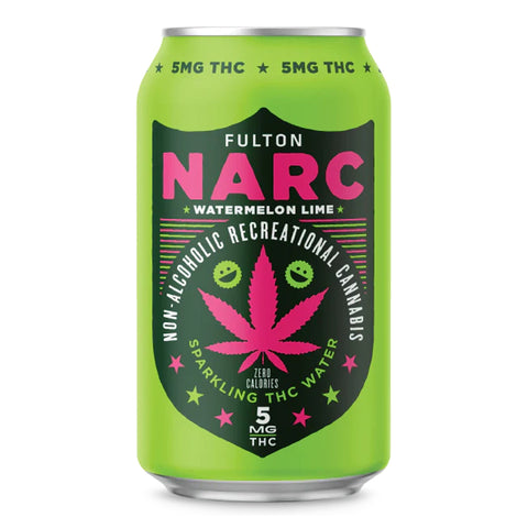 Narc Blood Orange Lemonade Sparkling Water 5mg THC - Hemp House