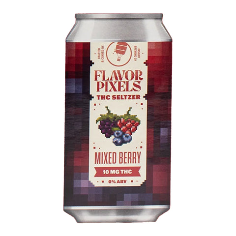 Flavor Pixels Mixed Berry Seltzer 10mg THC - Hemp House