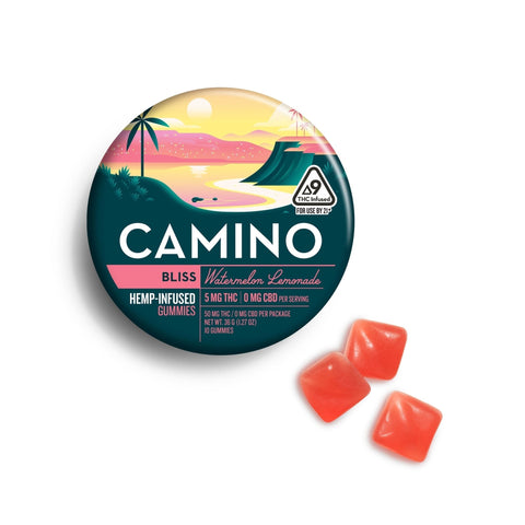 Camino "Sleep" Blueberry THC+CBN Gummies 50mg THC - Hemp House