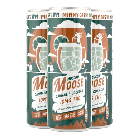 Moscow Moose Cannabis Infused Cocktail 10mg THC - Hemp House
