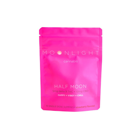 Full Moon Sour Blackberry THC+CBD Live Resin Gummies 50mg THC - Hemp House
