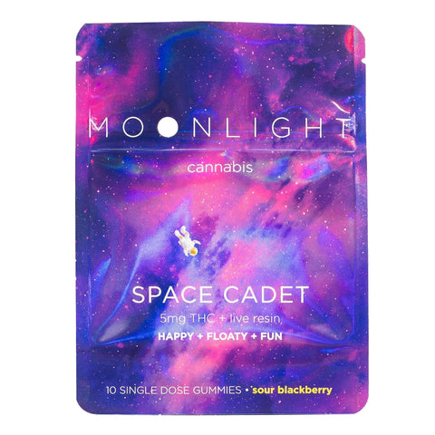 Full Moon Sour Blackberry THC+CBD Live Resin Gummies 50mg THC - Hemp House