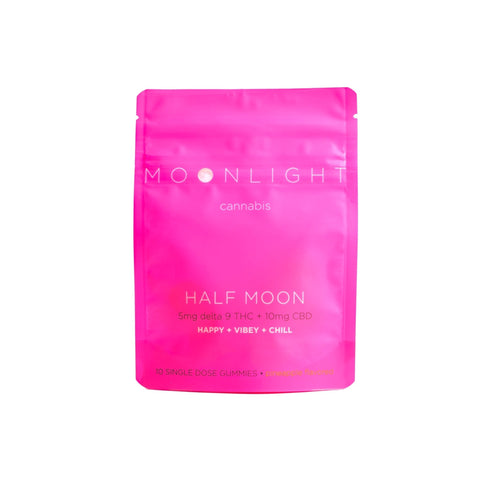 Full Moon Sour Blackberry THC+CBD Live Resin Gummies 50mg THC - Hemp House