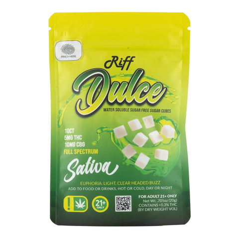 Dulce Sativa THC+CBG Sugar Free Sugar Cubes 50mg THC - Hemp House