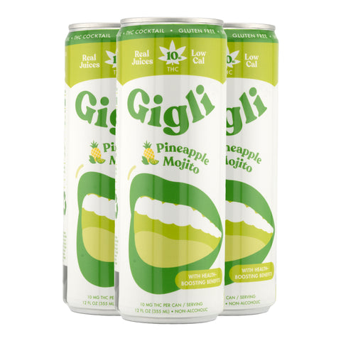 Gigli Pineapple Mojito Cocktail 10mg THC (4 pack)