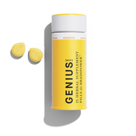 Genius Herbal Supplement Pills 50mg THC - Hemp House