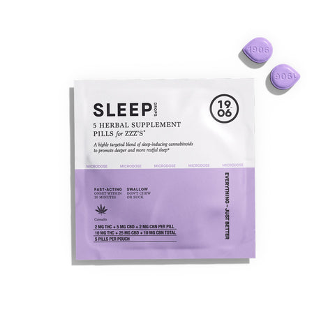 Sleep Herbal Supplement Pills 10mg THC - Hemp House