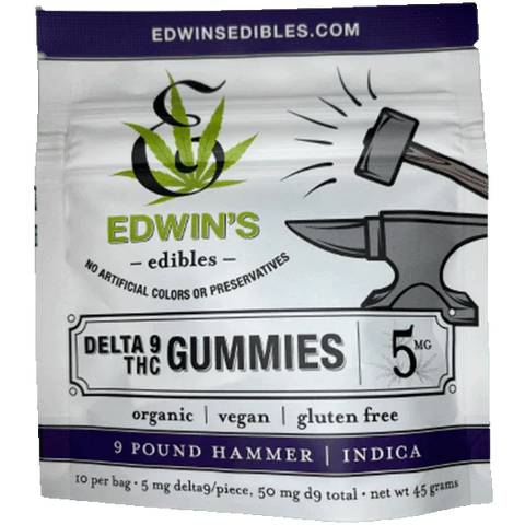 EDWINS EDIBLES Delta-9 THC Gummies 50mg THC (8 Flavors) - Hemp House Store