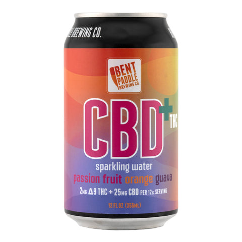 Muse Passionfruit Orange Guava CBD+THC Sparkling Water 2mg THC - Hemp House
