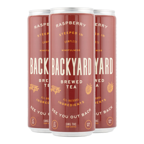 Backyard Raspberry Tea 5mg THC 4 pack