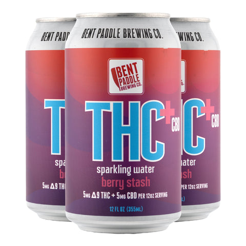 Berry Stash THC+CBD Sparkling Water 5mg THC - Hemp House