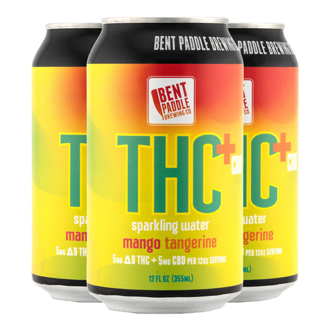Mango Tangerine THC+CBD Sparkling Water 5mg THC - Hemp House