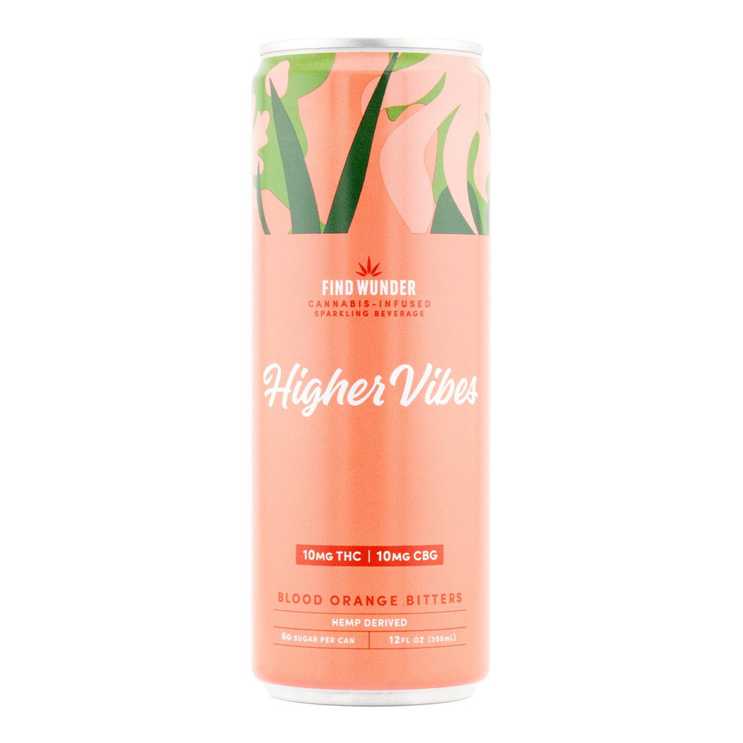 Find Wunder Higher Vibes Blood Orange Bitters Sparkling Beverage 10mg ...
