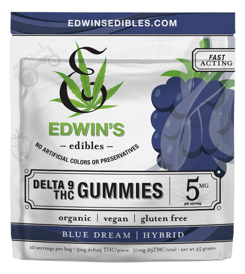 EDWINS EDIBLES Delta-9 THC Gummies 50mg THC (8 Flavors) - Hemp House Store