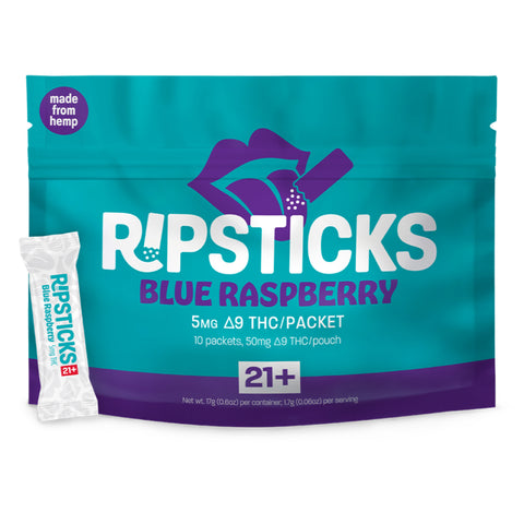 Ripple Blue Raspberry Ripsticks 5mg THC