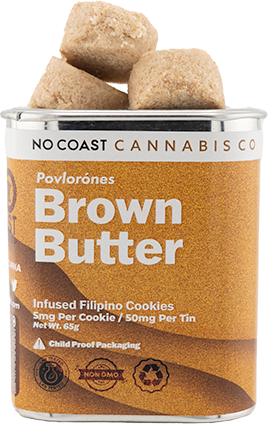 Brown Butter Shortbread Cookies 50mg THC