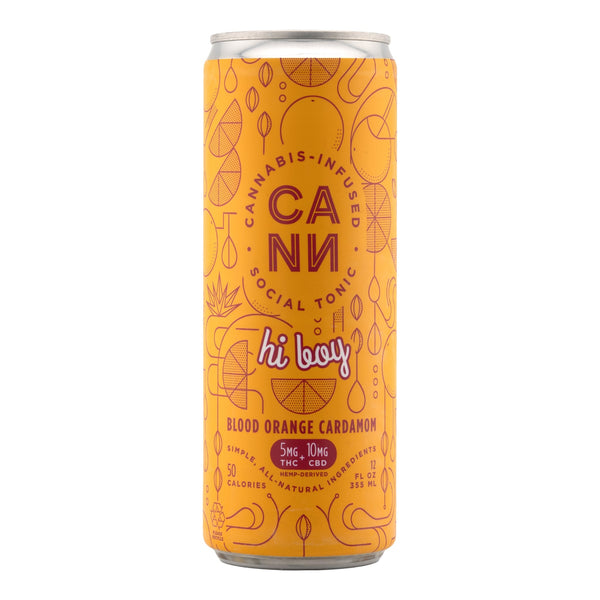 Cann Hi Boy Blood Orange Cardamom Social Tonic 5mg THC – Hemp House
