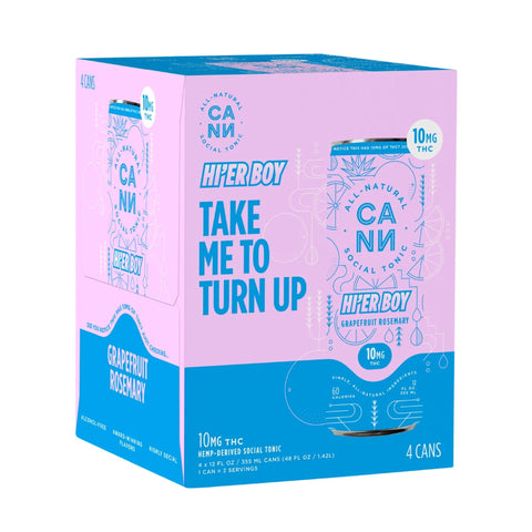 Hi'er Boy Grapefruit Rosemary Social Tonic 10mg THC - Hemp House