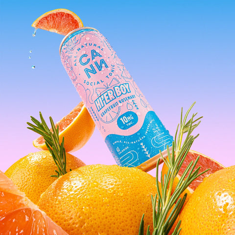 Hi'er Boy Grapefruit Rosemary Social Tonic 10mg THC - Hemp House