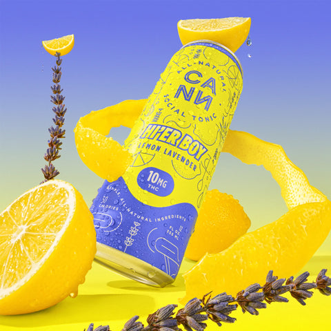 Hi'er Boy Lemon Lavender Social Tonic 10mg THC - Hemp House