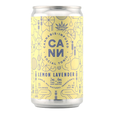 Lemon Lavender Social Tonic 2mg THC - Hemp House
