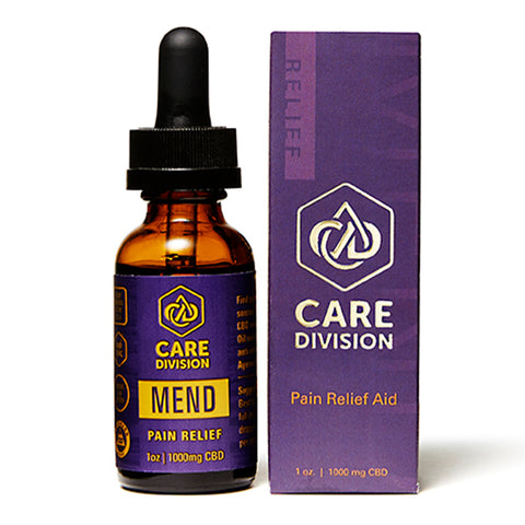 CARE DIVISION "Mend" Pain Relief Tincture 1000mg CBD - Hemp House