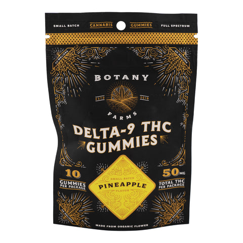 BOTANY FARMS Delta-9 THC Gummies 50mg THC (6 Flavors) - Hemp House Store