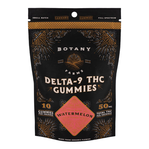 BOTANY FARMS Delta-9 THC Gummies 50mg THC (6 Flavors) - Hemp House Store