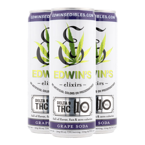 Edwins Grape Soda THC Elixir - 4pack