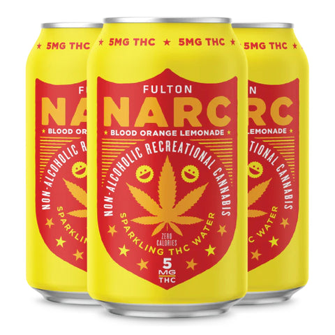 FULTON Narc Sparkling Water 5mg THC (2 Flavors) - Hemp House Store