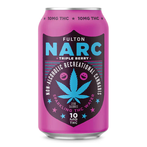 Narc Triple Berry Sparkling Water 10mg THC - Hemp House
